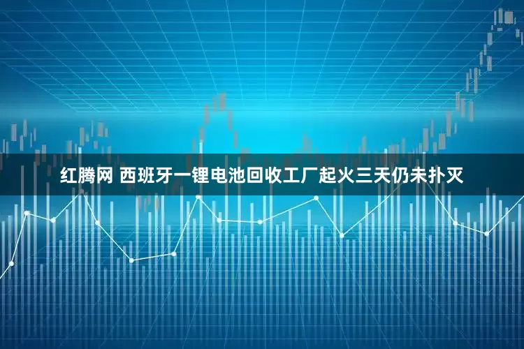 红腾网 西班牙一锂电池回收工厂起火三天仍未扑灭